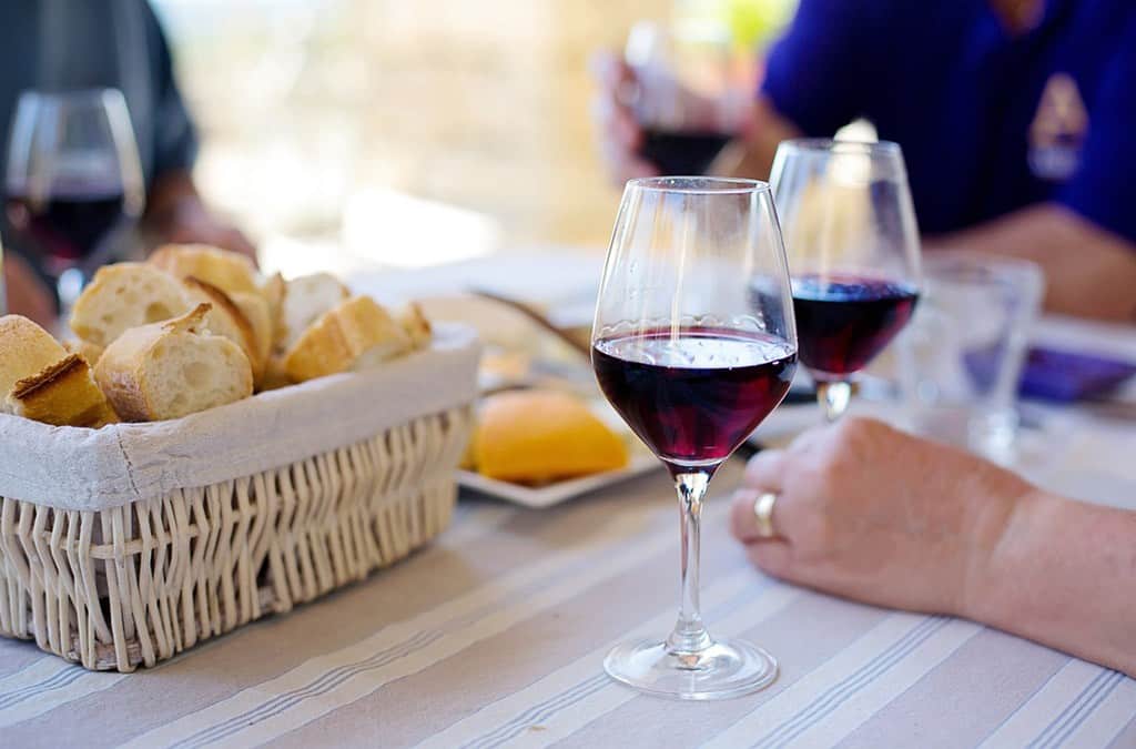 wine in Venitian food and wine tour