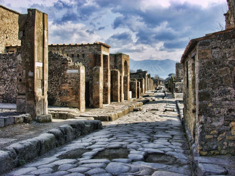 Discover the preserved ancient city of Pompeii.