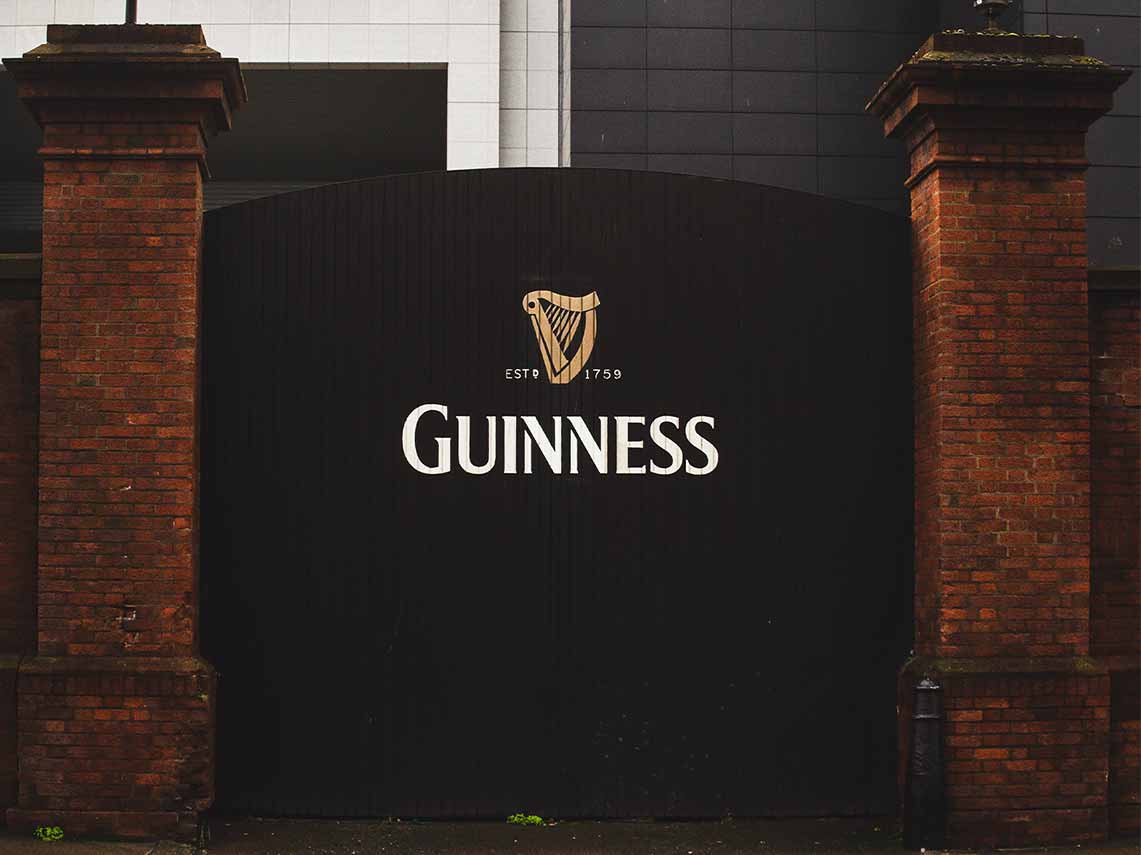 pour your own pint of guiness on a tour of the guiness storehouse.