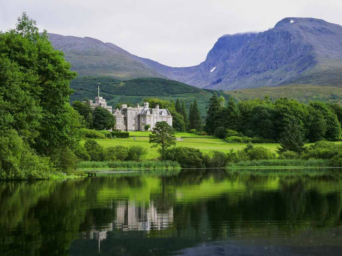 stay a night in Inverlochy castle hotel during your tour of the scottish highlands and islands