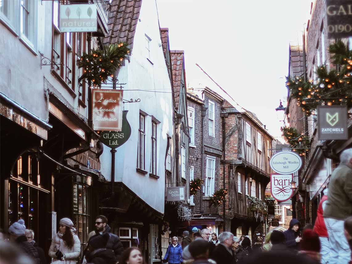 visit the town of York on your tour of England.