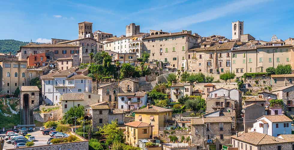 Narni, Umbria, heart of italy tour itinerary