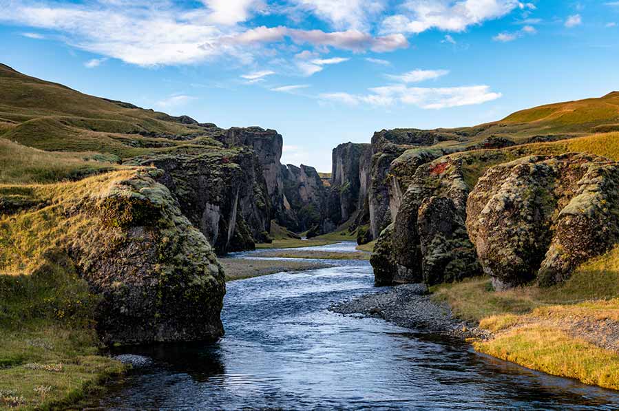 Fjaðrárgljúfur Canyon, Iceland
